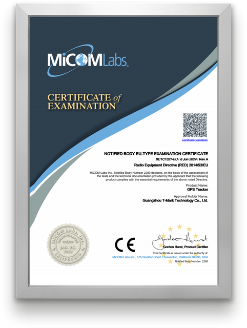 CERTIFIED FOR GLOBAL MARKETS
